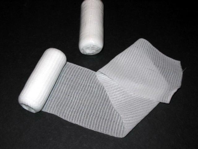 Bandage de gaze élastique 5 cm x 3,75 m