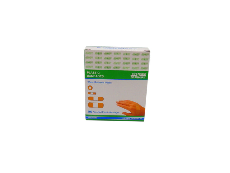 Plastic Strips Assorted Sizes Sterile (100/box)