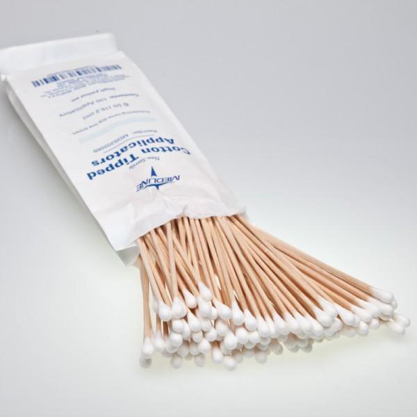 Cotton-Tip applicators Single end 15cm Pack of 100