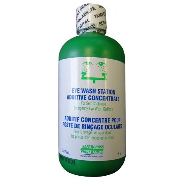 Bacteriostatic solution for eyewash station - 8 ounces