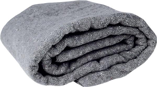 Economy stretcher blanket. Mixed fibers. Gray