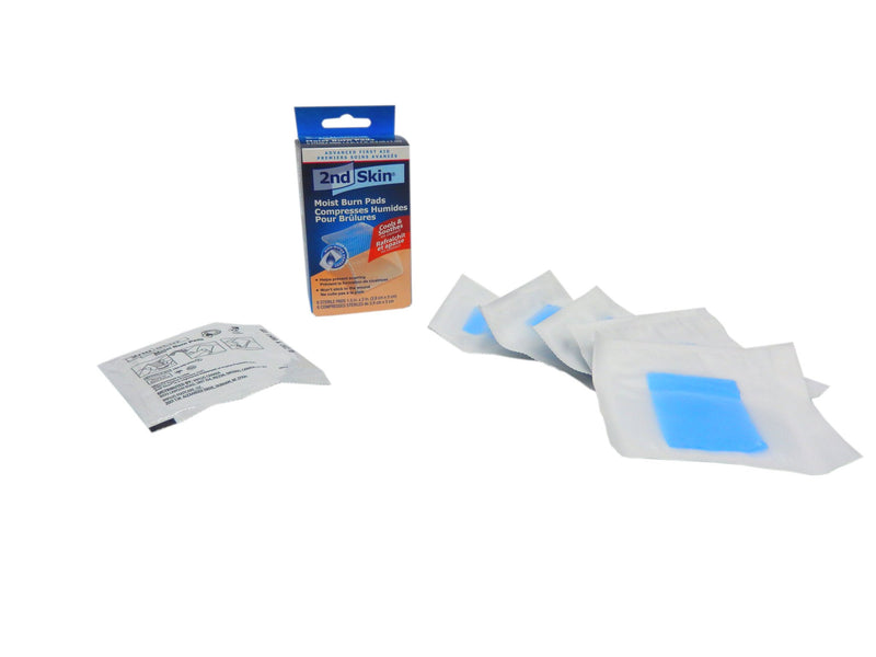 2nd Skin Moist Burn Pads 3.8cm x 5cm. Box of 6