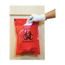 Bio-hazard bag - 20 cm x 20 cm