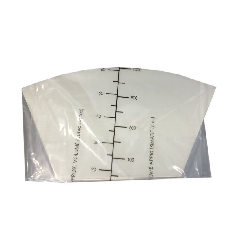 Vomit (emesis) bag. Wide opening. Polyethylene bag.