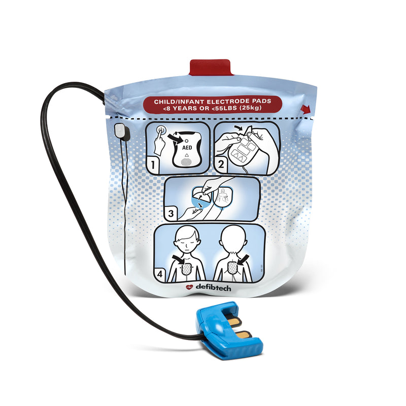 DefibTech Pediatric Electrodes (Lifeline View AED)