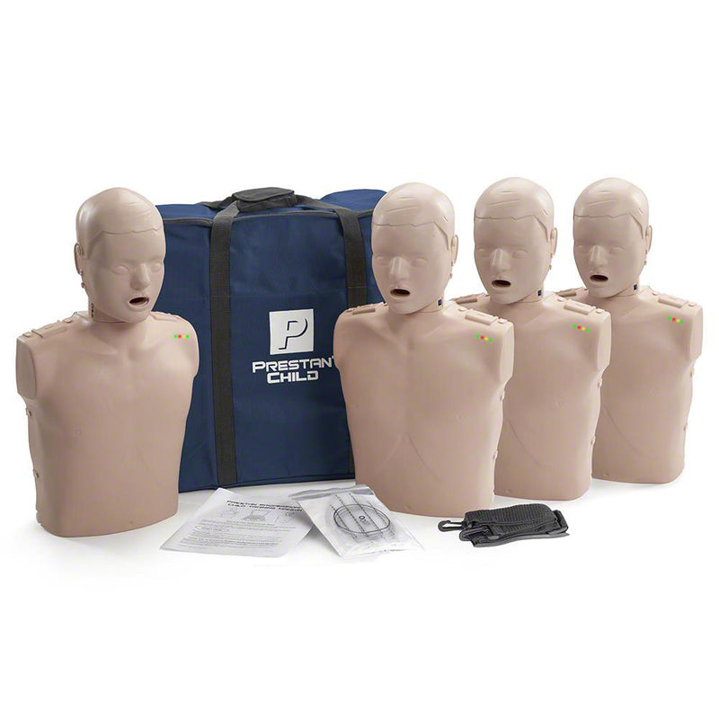 Prestan Professional Child manikin with monitor Medium skin (4 pack)