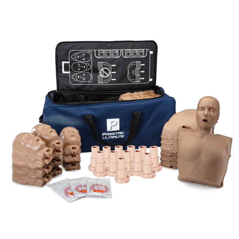 Prestan Professional Adult Ultralite Manikin without CPR feedback Diversity kit 12-Pack