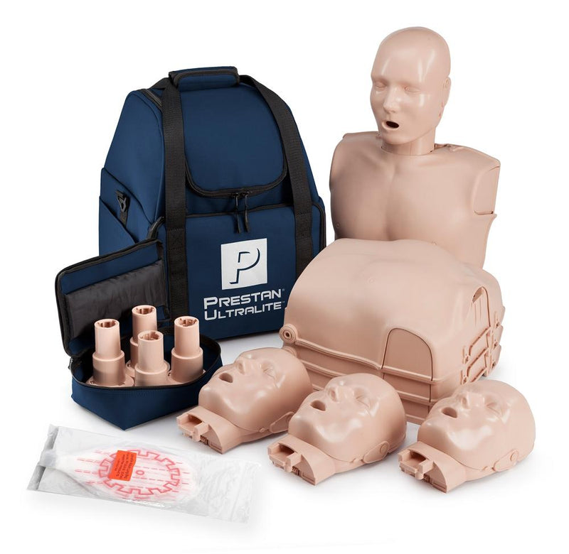 Prestan Professional Adult Ultralite Manikin without CPR feedback. Medium skin (4 pack)