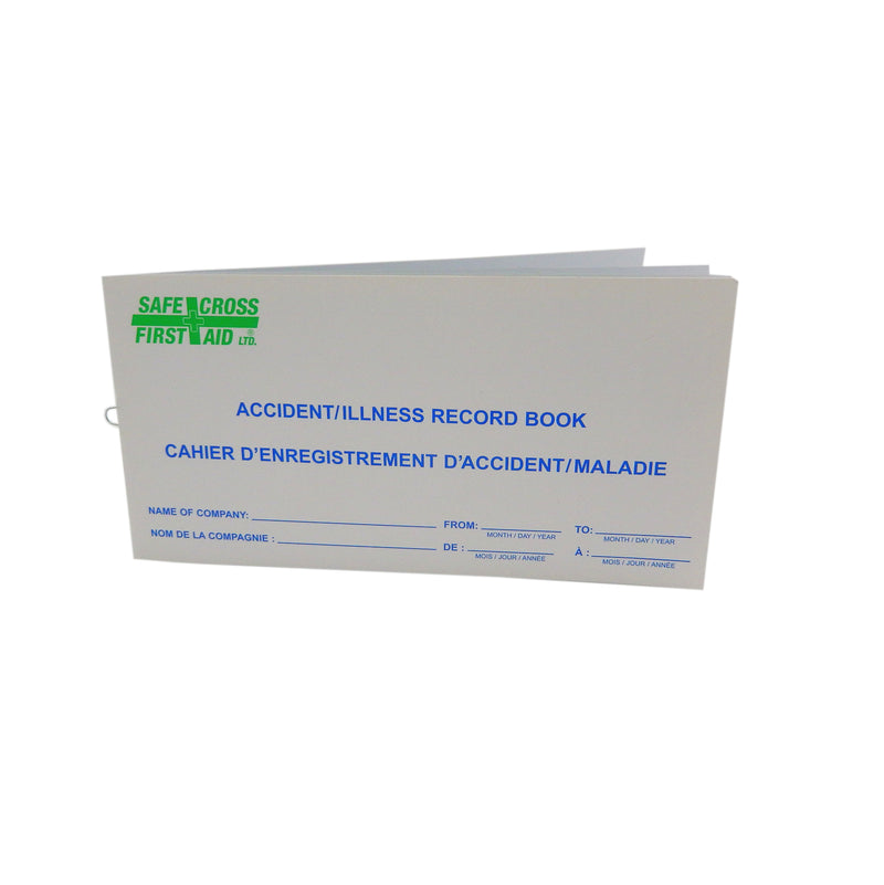 First aid record book