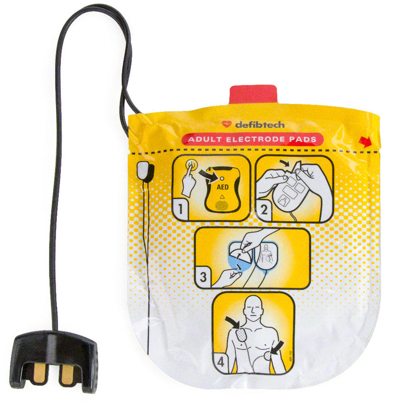 Électrodes Adultes DefibTech (DEA Lifeline View)