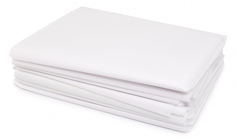 Disposable sheets. 100cm x 180cm. Pack of 25