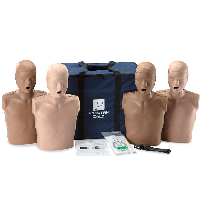 Prestan Professional Child Manikin Diversity Kit with CPR Feedback (4 pack)