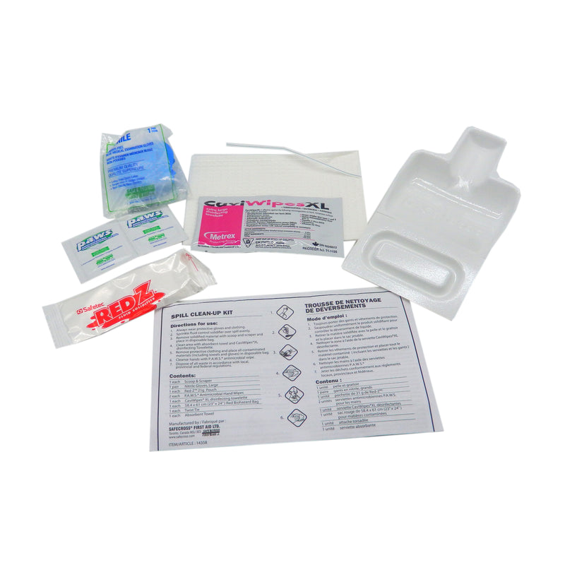 Biohazard Clean Up Kit - Poly Bag
