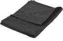 Emergency blanket. Wool blend. 50% wool, 50% polyester. Gray
